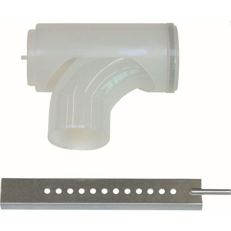 Vaillant Stützbogen 87 Gr 110 mm PP mit Auflageschiene 350 mm, 0020106388 (1/2)