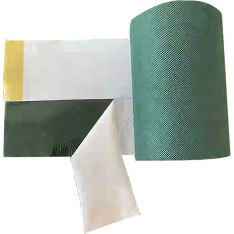Kaelt - 10 m x 15 cm ruban de pelouse auto-adhésif ruban de tapis ruban de couture de gazon artificiel ruban adhésif de tapis de pelouse ruban de fixation vert ruban de couture de pelouse (1/3)