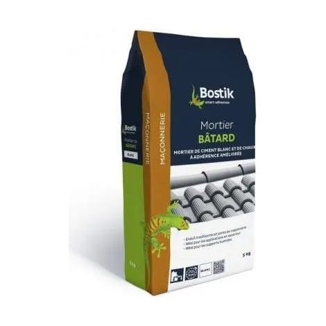 Mezcla de mortero blanco, saco de 5 kg.