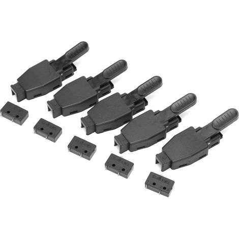 Lot de 10 pièces noires pour interrupteur de torche de soudage TIG, accessoires ABS pour soudage à l'argon avec noyau (1/5)