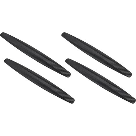 Juego de 4 tiras adhesivas universales antiarañazos para coches. Color negro. (1/5)