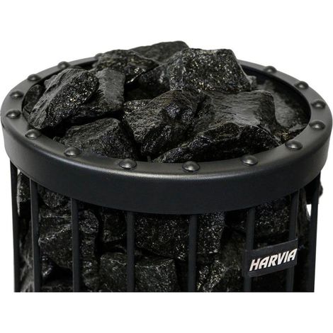 pierres sauna Harvia vulcanite 20 kg retention chaleur resistantes