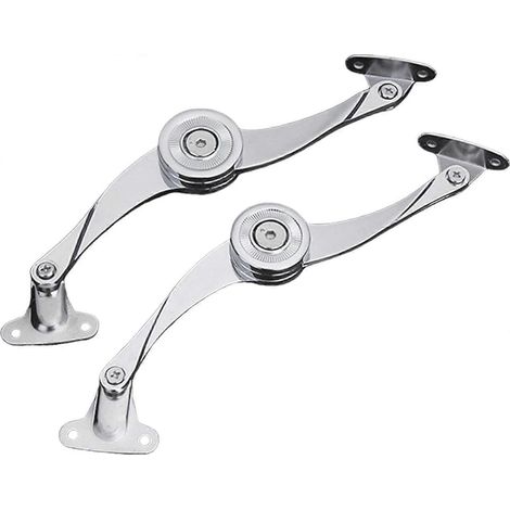 2 charnières de coffre à fermeture douce, charnières de couvercle robustes, support pliable pour (1/5)
