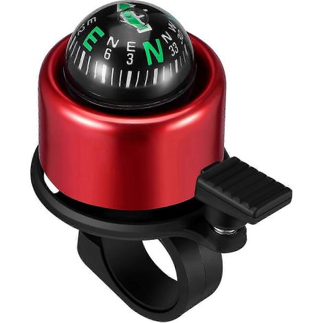 Sonnette pratique pour vélos avec fonction boussole - Idéale pour les cyclistes (1/2)