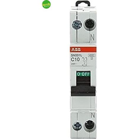 Interruttore 1p+n - Curva C - 4,5 Ka - A Vite - 10a - Abb