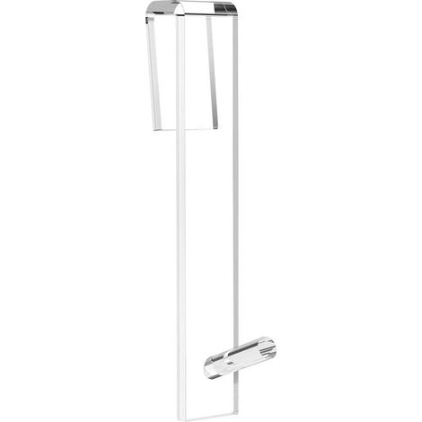 Crochet Pour Porte De Douche - Acrylique Transparent - Convient Portes En Verre Sans Cadre Épaisseur Max 12 Mm - 1 Pièce (1/5)