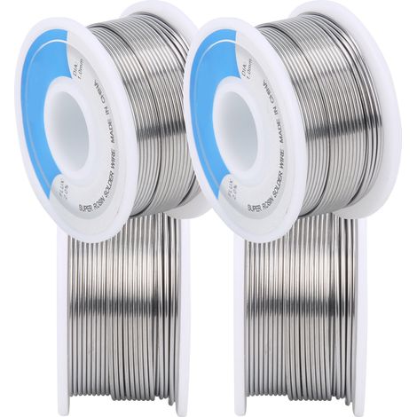 10 Stück hochreiner, niedrigschmelzender Lötdraht (1 mm, 100 g) (1/5)