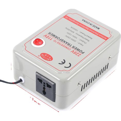 Convertidor de voltaje, alta capacidad de potencia, diseño duradero, 1000 W (1/2)