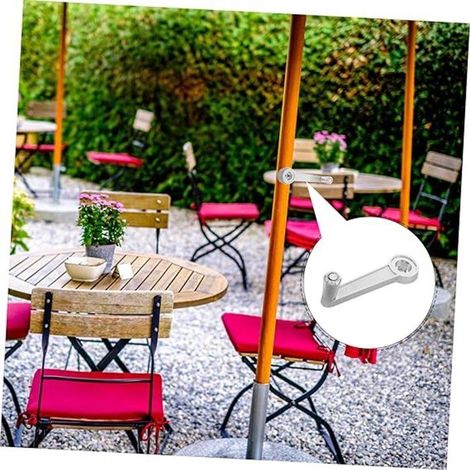 Poignées de Parasol de Jardin, Ensemble de 2 Poignées Ergonomiques pour Parasols de Terrasse et Extérieur, Installation Facile (1/5)