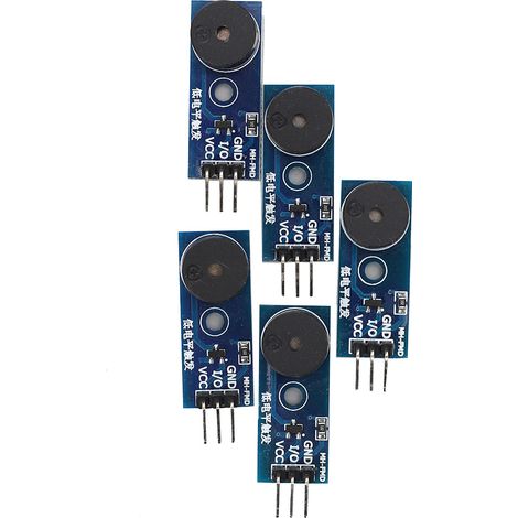 Module de buzzer passif (5 pièces) à déclenchement bas niveau, 3,35 V, 3 broches de contrôle (1/5)