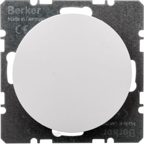 Tappo terminale Berker R.1/R.3 con elemento centrale bianco 10092089