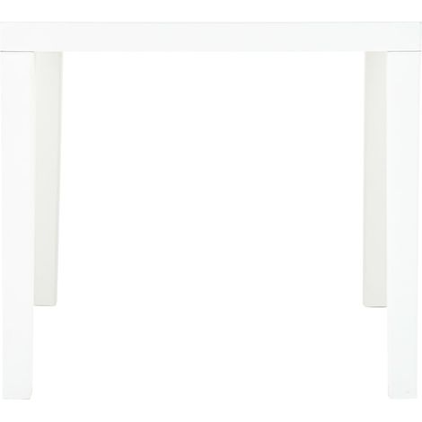 Maison Exclusive - Gartentisch Weiß 78x78x72 cm Kunststoff