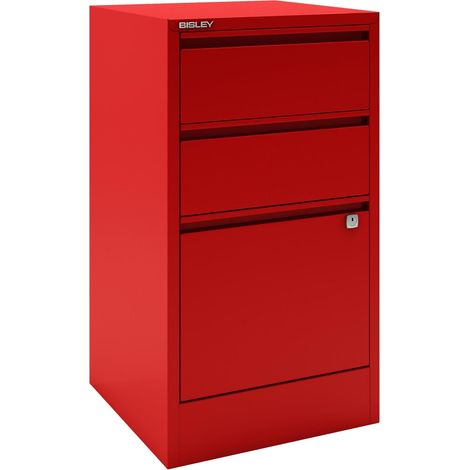 BISLEY Beistellschrank Home Office     Kardinalrot (1/5)