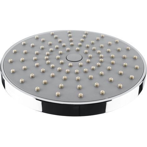 Pommeau de douche rond haute pression de 15 cm (6 pouces) avec jet supérieur chromé et accessoires de salle de bain (1/5)