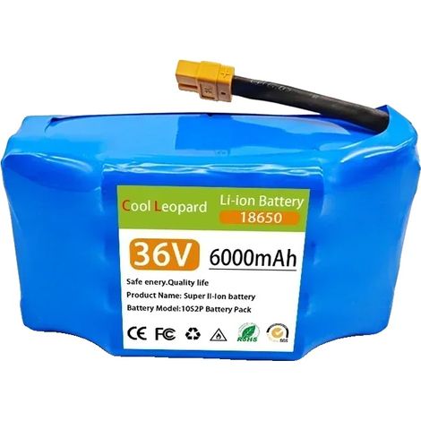 Batterie Lithium-Ion, 36V, capacité de 6000mAh, 36V 6000mAh (1/2)