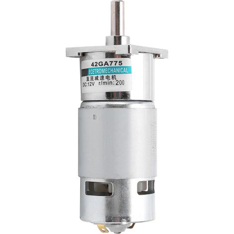 Moteur à courant continu 12V XD-42GA755 200tr/min, réducteur de vitesse miniature, aimant permanent, sens horaire/antihoraire, pour automatisation industrielle (1/5)