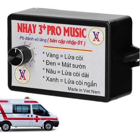 Contrôleur de klaxon de voiture, 3/8/12 Tone Music Relay Rapid Horn Relay 12 V 24 V Contrôleur de fréquence audio (1/5)