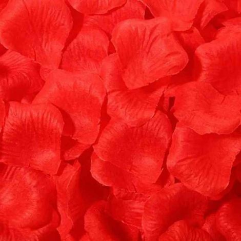 Fausses roses rouges artificielles multicolores,pétales de fleurs en soie pour la saint-valentin,cadeaux de - Red-3000PCS(30pack)