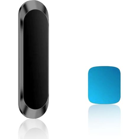 Soporte magnético para teléfono de coche, soporte adhesivo plano para teléfono de coche, negro (1/5)