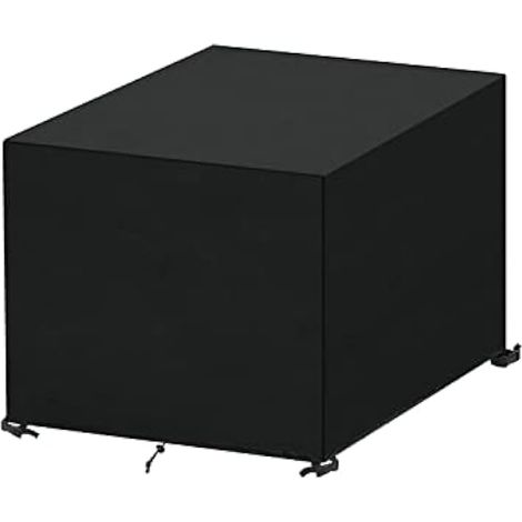 SanGlory Abdeckung für Gartenmöbel, Outdoor Abdeckhaube Gartenmöbel Schutzhüllen für Gartenmöbel Wasserdicht Gartentisch Abdeckung Winddicht Anti-UV Abdeckplanen für Loungemöbel, 94x94x90cm (1/5)