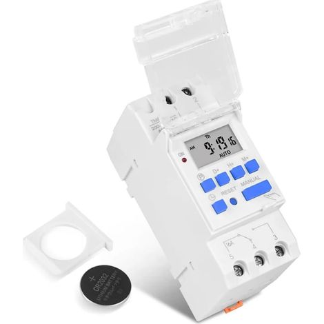 Minuterie programmable numérique à relais, 220 V CA, 16 A (1/5)