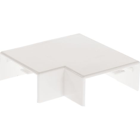 IluminaShop - Angulo Plano para Mini Canaleta Electrica 40x40 Mm