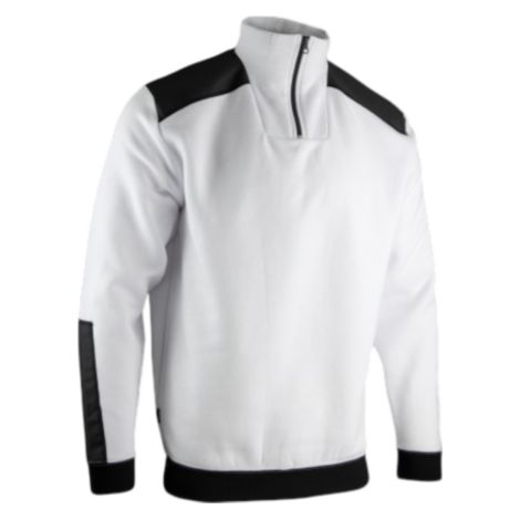 Felpa collo alto bicolore LMA Fresque Bianco / Nero L (1/2)