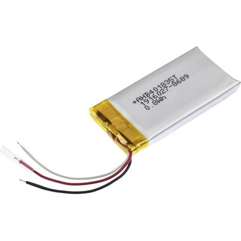 Renata ICP401835TPRT Batteria ricaricabile speciale Prismatica con cavo LiPo 3.7 V 215 mAh 1 pz.