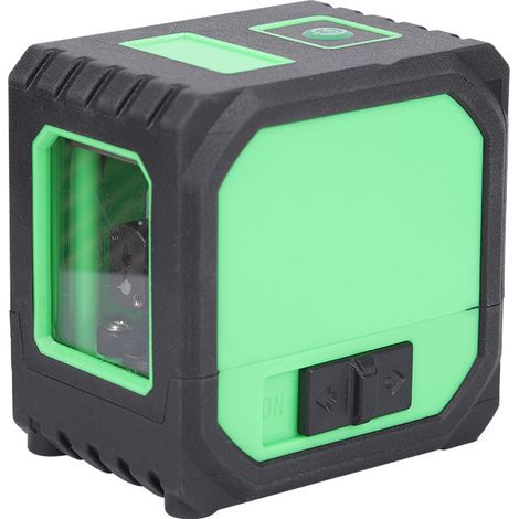 Niveau laser rechargeable, niveau laser à lignes croisées à nivellement automatique, lignes horizontales et verticales, visibilité de 100 pieds, °