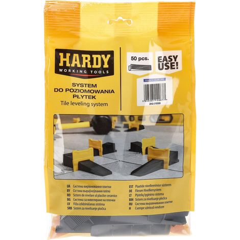 Cunei per il sistema di livellamento Hardy 50 pz.