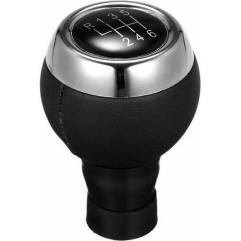 Pomo de la palanca de cambios para Mini Cooper, negro, 6 velocidades (posición alta izquierda/derecha) (1/4)