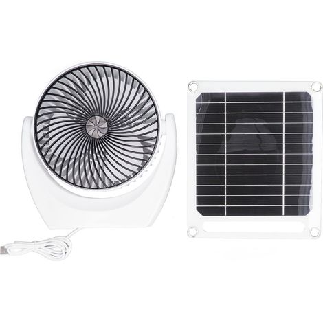 Ventilateur alimenté par panneau solaire 4,5 W 5 V : rendement stable et pratique, poids léger. Panneau solaire 6 W 5 V. (1/5)