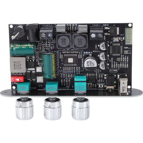 Module amplificateur Bluetooth mono 100 W avec fonction d'appairage stéréo sans fil et circuit d'amplification (1/5)