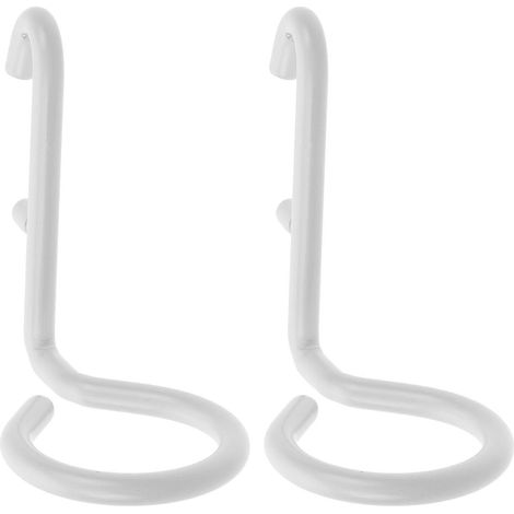 Crochets pour panneau perforé, crochets muraux en fer, cintres multi-usages, lot de 2 (1/5)