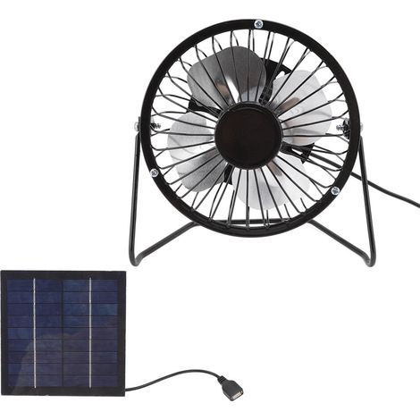 Ensemble de panneaux solaires photovoltaques Système de ventilation Mini ventilateur de refroidissement USB portable 5v 2.5w (1/5)