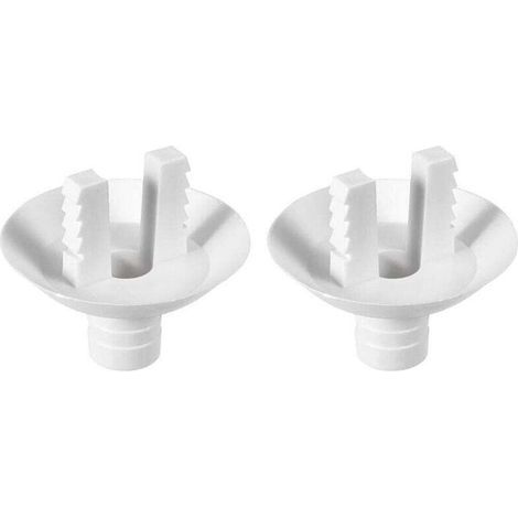 Abflussrohr-Verbinder-Winkelstück für Mini-Split- und Fensterklimaanlagen, 28 mm, 2 Stück (1/4)