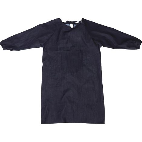 Tablier De Travail À Manches Longues Tablier De Cuisine Avec Poches Protection Des Vêtements Antitache Et Réversible Grande Taille Pour Femme Et Homme (1/5)