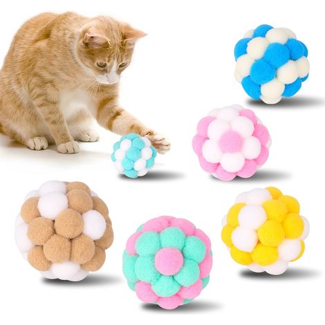 Bälle 6 unités avec Glöckchen Interaktive Katzenbälle (1/5)
