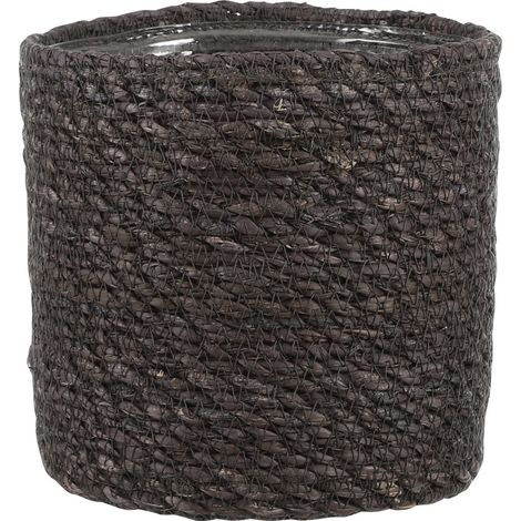 Mica Übertopf Korb Atlantic Ø 16 x 16 cm grau Topf
