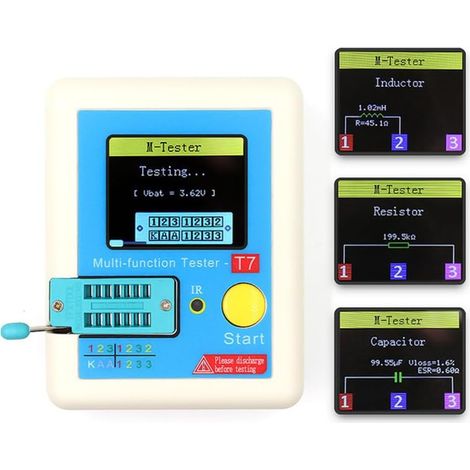 de transistor multim tre testeur de diode cran TFT calibrage (1/5)