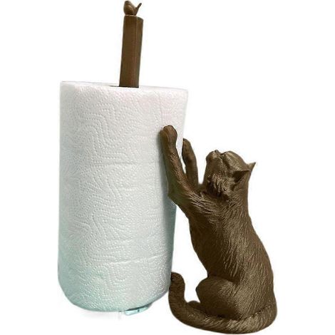 Cat porte essuie tout plan de travail porte essuie tout cat papier organisateur cat papier serviette stand decoration C (1/5)