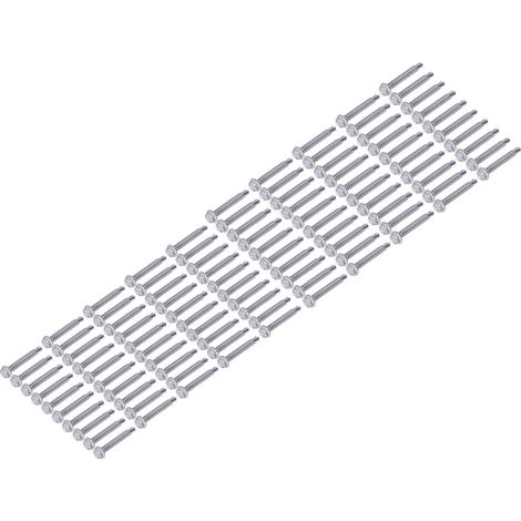 100 vis autotaraudeuses hexagonales en acier inoxydable, 4,2 x 32 mm et 4,8 x 32 mm, pour la réparation de meubles (1/5)