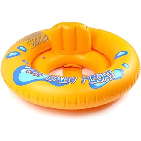Flotador infantil con respaldo - asiento de natación inflable y ayuda para nadar para niños (1/5)