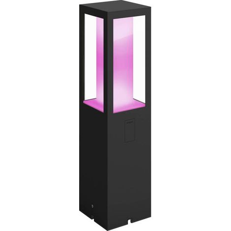 [NEUWERTIG] B-Ware Philips Außenleuchte Gartenleuchte LED Sockel schwarz IP44 1200lm 16W 400mm (1/2)