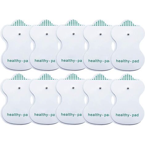 Électrodes adhésives de rechange non tissées pour appareil TENS numérique, stimulateur musculaire (1/5)