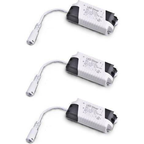 Pilote LED 3x 18W 24W – Entrée multitension 85-265V AC – Connecteur DC 5,5mm Femelle – Pour downlights et panneaux LED – Jandei (1/4)