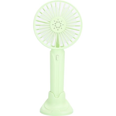 Petit ventilateur portable rechargeable par USB, mini ventilateur électrique électrique de bureau ou de chevet universel F1 Vert (1/5)