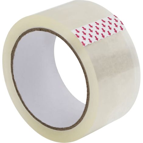 Ruban d'emballage 12 pcs transparent 48 mm x 66 m