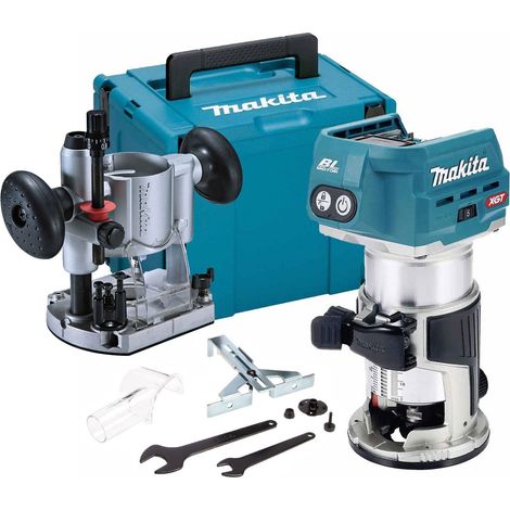 Makita RT001GZ20 40V Cordless Brushless Laminate Router Trimmer + Plunge Base (1/5)