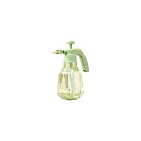 Pulverizador portátil de jardín de 1,5 litros / 2 litros – Boquilla ajustable, pulverizador a presión, para limpieza del hogar, jardinería, cuidado del automóvil y lavado (1,5 litros, verde) - Crezuo